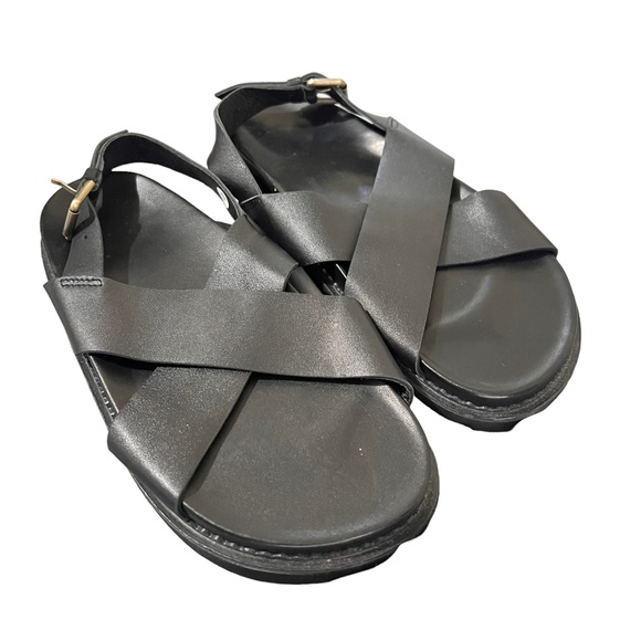 NEW Liberte Leather Capri Black Sandals - Picture 8 of 14